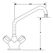 Gastro-Inox High Performance Monobloc Ø25mm Mengkraan, Lengte 300mm, Gastro-Inox 402.232 2