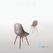 Bolero polypropyleen stoelen met houten poten bruin | DM842 7