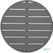 Bolero Aluminium Rond Tafelblad Donkergrijs 580mm - Bolero FX037