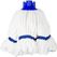Jantex Microvezel Mop Hoofd Blauwe Streep 150g - HX250