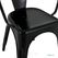 Bolero HZ806 Bistro Curve Armstoelen Zwart (4 stuks) 5