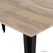 Bolero HZ808 Bistro Eettafel Mangohouten Blad Zwarte Poot 1450mm 3