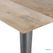 Bolero HZ809 Bistro Eettafel met Mangohouten Blad en Donkergrijze Poot 1450mm 3