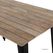 Bolero HZ810 Bistro Eettafel met Mangohouten Lattenblad en Zwarte Poot 1200mm 2