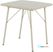 HZ821 Bolero Amalfi Vierkante Gelat Staal Inklapbare Tafel Taupe 700mm