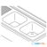 Maxima Spoeltafel - 150 X 70 cm - 2 Wasbakken - incl. Spatrand - 09394085 2