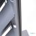 Syna Brochurerek Totem Zilver met Stalen Legplanken - BRT4S 6