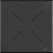 X Cross Terrastafel Zwart Frame + Midnight Marble HPL 70x70 cm - Essentials 110031677 6