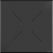 Feros 110101377 X Cross - In hoogte verstelbaar zwart tafelonderstel + Moonstone HPL Tafelblad 70x70 cm 7
