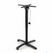 Feros 110101670 X Cross - In hoogte verstelbaar zwart tafelonderstel + Midnight Marble HPL Tafelblad Ø70 cm 4