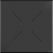 Feros 110101677 X Cross - In hoogte verstelbaar zwart tafelonderstel + Midnight Marble HPL Tafelblad 70x70 cm 7