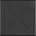 Feros 110151477 X Cross - In hoogte verstelbaar zand tafelonderstel + Riverwashed Wood HPL Tafelblad 70x70 cm 5
