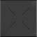 Feros 110151577 X Cross - In hoogte verstelbaar zand tafelonderstel + Galaxy Marble HPL Tafelblad 70x70 cm 5