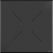 Feros 110151677 X Cross - In hoogte verstelbaar zand tafelonderstel + Midnight Marble HPL Tafelblad 70x70 cm 5