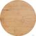 Feros 110151770 X Cross - In hoogte verstelbaar zand tafelonderstel + Teak wood HPL Tafelblad Ø70 cm 3