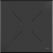 Feros 111031377 X Cross - Bartafel onderstel zwart + Moonstone HPL Tafelblad 70x70 cm 6