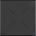 Feros 111031577 X Cross - Bartafel onderstel zwart + Galaxy Marble HPL Tafelblad 70x70 cm 6