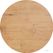 Feros 111031770 X Cross - Bartafel onderstel zwart + Teak wood HPL Tafelblad Ø70 cm 4