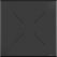 Feros 111031877 X Cross - Bartafel onderstel zwart + Sand stone HPL Tafelblad 70x70 cm 5
