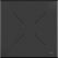 Feros 119091477 X Cross - Bartafel onderstel zand + Riverwashed Wood HPL Tafelblad 70x70 cm 5