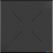 Infinity Statafel Zwart Frame + Moonstone HPL 70x70 cm - Essentials 120041377 6