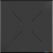 Infinity Statafel Zwart Frame + Riverwashed Wood HPL 70x70 cm - Essentials 120041477 6
