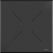 Infinity Statafel Wit Frame + Zwart HPL 70x70 cm - Essentials 120051077 6