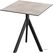 Essentials Infinity Tripod Terrastafel Zwart Frame + Moonstone HPL 70x70 cm - 140011377