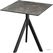 Essentials Infinity Tripod Terrastafel Zwart Frame + Galaxy Marble HPL 70x70 cm - 140011577