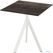 Essentials Infinity Tripod Terrastafel Wit Frame + Riverwashed Wood HPL 70x70 cm - 140021477