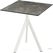 Essentials Infinity Tripod Terrastafel Wit Frame + Galaxy Marble HPL 70x70 cm - 140021577