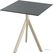 Essentials Infinity Tripod Terrastafel Zand Frame + Zwart HPL 70x70 cm - 140031077