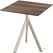 Essentials Infinity Tripod Terrastafel Zand Frame + Tropical Wood HPL 70x70 cm - 140031277