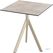 Essentials Infinity Tripod Terrastafel Zand Frame + Moonstone HPL 70x70 cm - 140031377